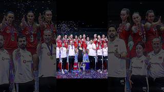 U20 Kadın Milli Voleybol Takımımız Namağlup Avrupa Şampiyonu 🔥 [upl. by Eitsym966]