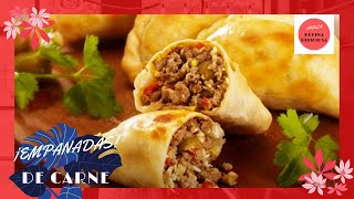 👩‍🍳 Cómo Hacer EMPANADAS de CARNE 🥟 fáciles RECETA  angelacocinadeliciosa [upl. by Nyvrem]