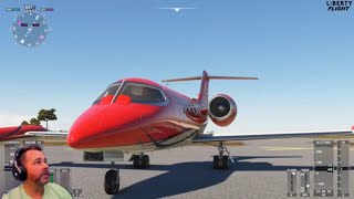 Learjet 35A Flysimware UPDATE One of the Best Classic Business Jet MSFS [upl. by Lazes]