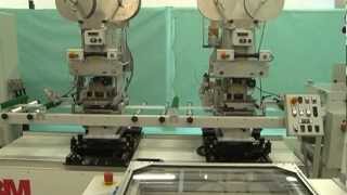 CREST GLPA2000Plus License plate production line [upl. by Jerz242]