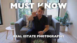 REAL ESTATE PHOTOGRAPHY BASICS  YOU NEED TO KNOW [upl. by Irrep]