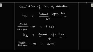 Cost of Irredeemable debentures  Text book credits Financial Management Dr A Murthy [upl. by Einneb803]