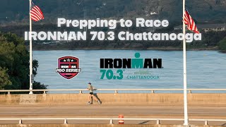 Prepping to Race Ironman 703 Chattanooga pro series VLOG [upl. by Einafpets]