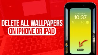 How to Delete All Wallpapers on iPhone  Full Guide [upl. by Donetta]