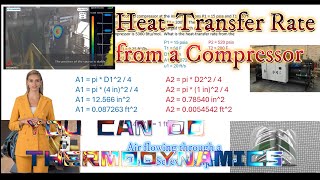 You Can Do Thermodynamics  Determine HeatTransfer Rate from a Compressor [upl. by Atirec]