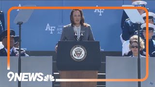 Kamala Harris delivers commencement speech at Air Force Academy graduation [upl. by Hammer66]