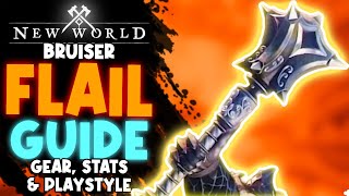 New World Flail Guide How To Play BRUISER Flail Build amp Gear [upl. by Geraud]