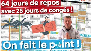 Comment avoir 64 jours de repos en 2023  FPT UNSA [upl. by Deana]