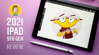 Drawing on the 2021 iPad 9th Gen Review [upl. by Gavini]