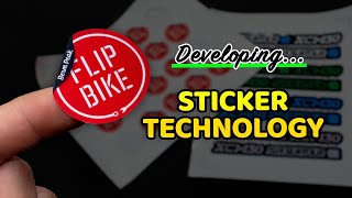 Watch a guy figure how to make decals for bike parts [upl. by Fong384]