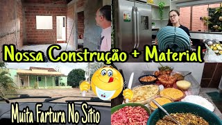 CONSTRUÇÃO DA CASA  FOMOS PARA O SÍTIO  COMIDAS NORDESTINAS  GALEGA BARREIROS [upl. by Dobrinsky]