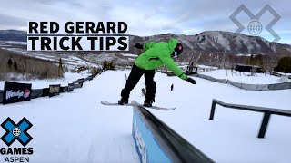 RED GERARD Frontside Boardslide Trick Tip  X Games Aspen 2021 [upl. by Norford]