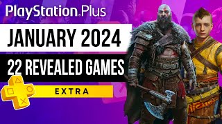 PlayStation Plus Extra January 2024 Games  PS Plus Extra January 2024 [upl. by Alix]