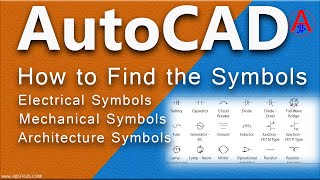 AutoCAD Tutorial  Understanding Blocks and SymbolsHow to find symbols from AutoCADBy JastGIS [upl. by Veda]