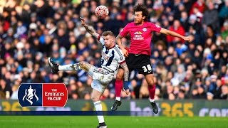 West Brom 22 Peterborough  Emirates FA Cup 201516 R4  Goals amp Highlights [upl. by Aiello]