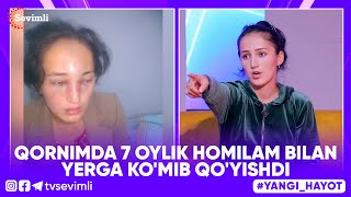 YANGI HAYOT  😥 QORNIMDA 7 OYLIK HOMILAM BILAN YERGA KOMIB QOYISHDI [upl. by Steep]