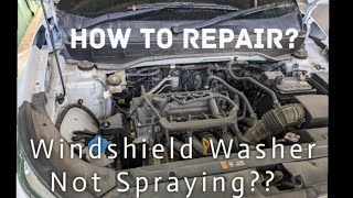 Windshield Washer Fluid Not Coming out How it repaired 🫨 hyundai washerrepair [upl. by Hnirt624]