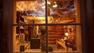 Off Grid Log Cabin Life  Long Term Food Storage Moose Hunting Solar Power Firewood Archery [upl. by Cordi]