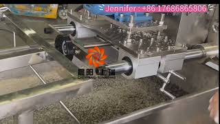 Fortified Artifical Rice twin screw extruder Machine 75twin screw extruder Jinan Sunrising [upl. by Laetitia]