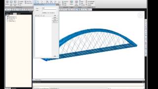 MIDAS eLearning Numerical Modeling amp Analysis Training of Network Tied Arch Bridges [upl. by Ybhsa]