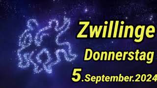 horoskop Zwillinge Donnerstag 5 September 2024 [upl. by Aihsened]