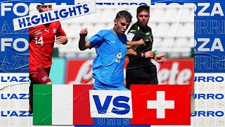 Highlights ItaliaSvizzera 40  Under 17 23 agosto 2022 [upl. by Janel]