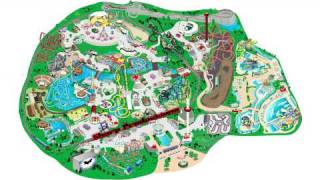 Six Flags Great America Interactive Map [upl. by Meggie]