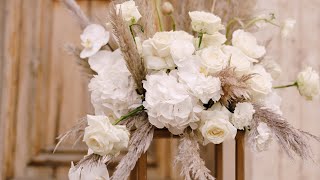 Wedding Floral Arrangements  Dried and Fresh Flowers  Wedding Decorations [upl. by Roderica897]