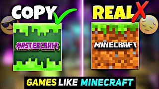 TOP 5 BEST COPY GAMES LIKE MINECRAFT 120 JAVA EDITION 🤩  BEST MINECRAFT COPYS FOR ANDROID 🔥 [upl. by Kristofer]