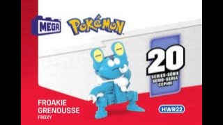 Froakie instructions  Pokémon  Bloks  Anleitung  HWR22  MEGA Construx [upl. by Jalbert455]