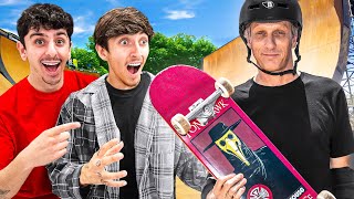 I SURPRISED MY BEST FRIEND WITH FAVORITE CELEBRITY ft TONY HAWK [upl. by Marcoux]