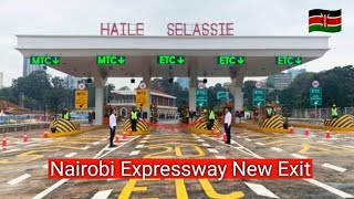 Finally Nairobi Expressway New Exit  Haile Sellasie Avenue [upl. by Hiller39]