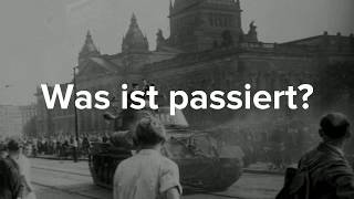 kurzerklärt Der Aufstand am 17 Juni 1953 [upl. by Airdnaxela]