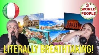 3rd WORLD PEOPLE DISCOVER ITALY FOR THE FIRST TIME  ITALY REACTION [upl. by Bram495]