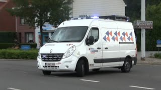 Brasschaat Civiele Bescherming met Signalisatiewagen [upl. by Heber337]