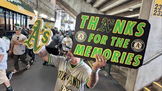 The LAST Oakland A’s Game At Oakland Coliseum Goodbye To Athletics Ballpark Forever  Final Moments [upl. by Tildie]