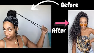 Ponytail FAIL  Step by step on short hair [upl. by Hussein]