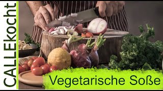 Braune Soße selber machen  lecker ohne Fleisch Vegetarisches Rezept [upl. by Nilrak]