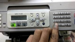 how to reset toner amp drum brother printer MFC7340 [upl. by Oigaib175]