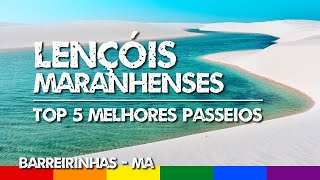 Lençóis Maranhenses Brasil Top 5 Melhores Passeios  O que fazer em Barreirinhas Maranhão [upl. by Basir630]