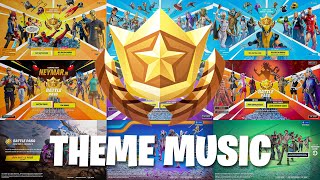 All Fortnite Battle Pass Theme Music [upl. by Leaj]