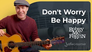 Dont Worry Be Happy   Easy Guitar Lesson [upl. by Ahseret573]