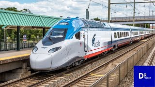 Avelia Liberty  Amtraks NEW HIGHSPEED TRAIN the next Acela [upl. by Suilmann]