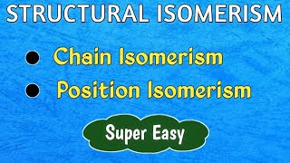 Structural Isomerism  chain Isomerism  Position Isomerism  Class 10 11 amp12  JEE  NEET [upl. by Kirtap]