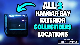 ALL 3 Hangar Bay Exterior Collectibles Locations in Star Wars Jedi Survivor STEPBYSTEP [upl. by Lleral]