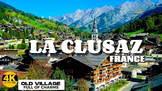 la Clusaz France An Old Village With Unbelievable Beauty 4K Walking Tour [upl. by Hallutama]