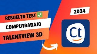 Test Talentview 3D de COMPUTRABAJO 2024 ✅ [upl. by Nylaret]