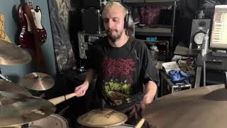 PUTRID STU  POSTMORTEM SCATSHOW drum playthrough [upl. by Zeuqram]