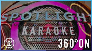 Oasis of the Seas  New Spotlight Karaoke in 360º [upl. by Seravat924]