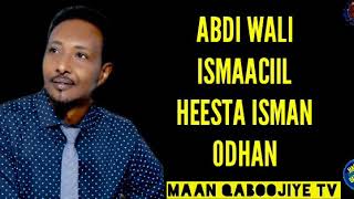 ABDI WALI SAYIDKA HEESTA ISMA ORAN 2019 [upl. by Yerdna]